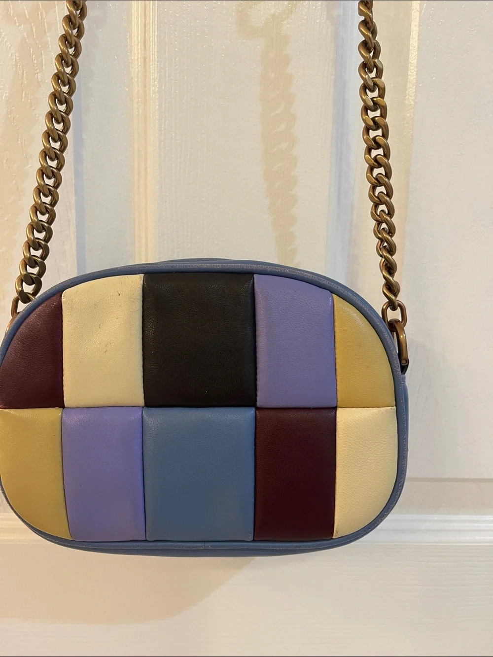 Tory Burch Multicolor Quilted Leather Crossbody Bag